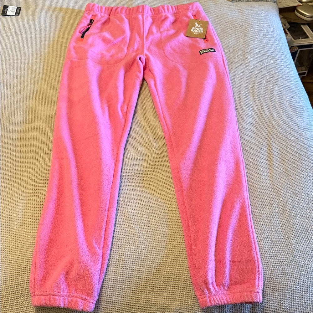 Eddie Bauer Kids Pink Fleece Joggers